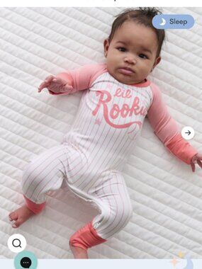 Little Sleepies Lil Rookie Zippy Pjs 6/12